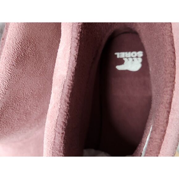 Sorel Youth Explorer III Slip-On Waterproof Boots Size 7 Mauve - Picture 10 of 12